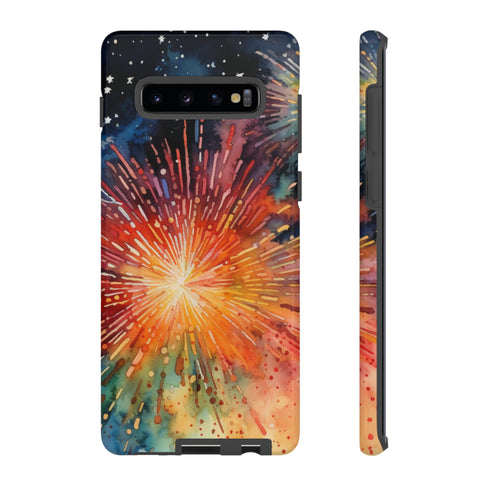 Summer Fireworks in Watercolor - Impact Resistant Phone Case